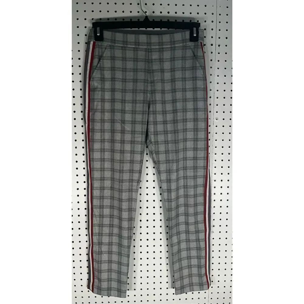 Ecru Plaid pants